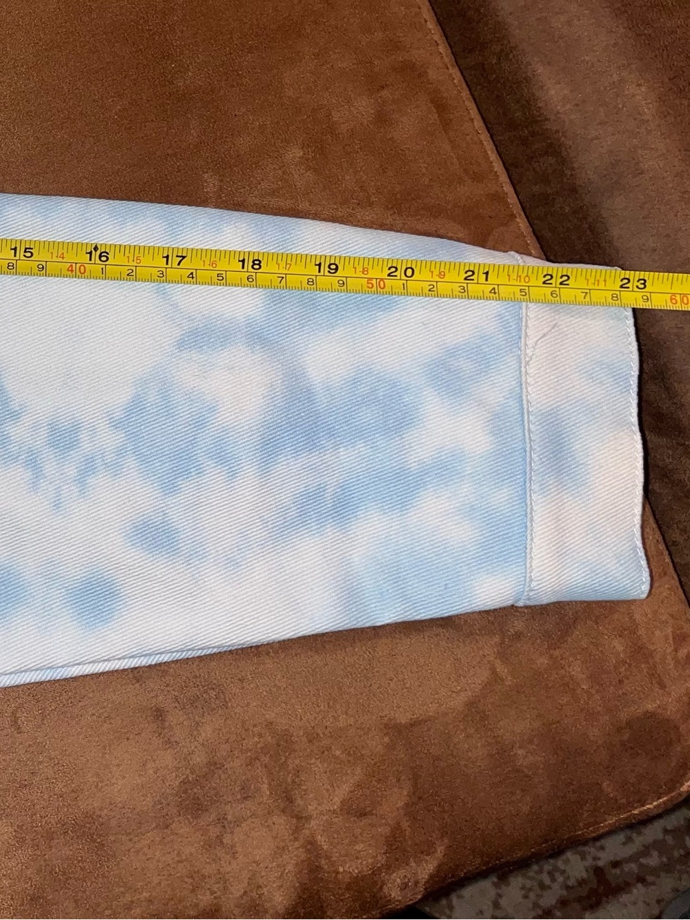 Chiara Ferragni Pink and Blue Tie-Dye Jean Jacket - Picture 5 of 5